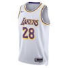 Dres Los Angeles Lakers Rui Hachimura 28 Nike 2022-23 Association Edition Bijela Swingman
